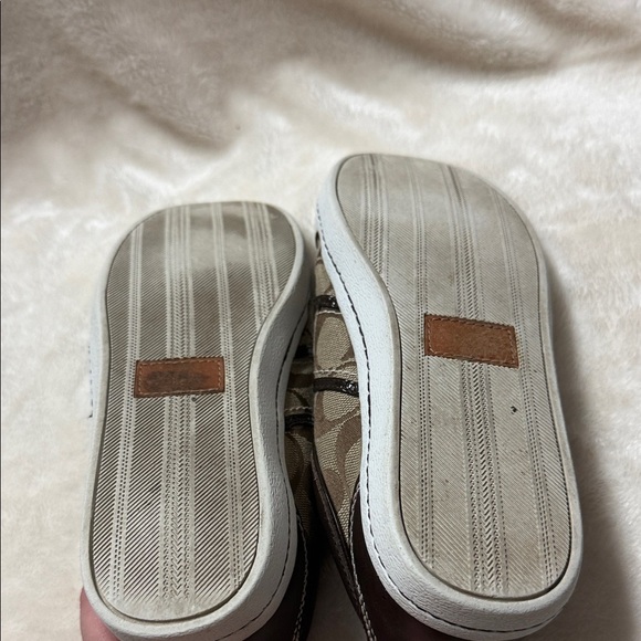 Coach Dark Brown and Tan Casual Sneakers - Picture 10 of 11